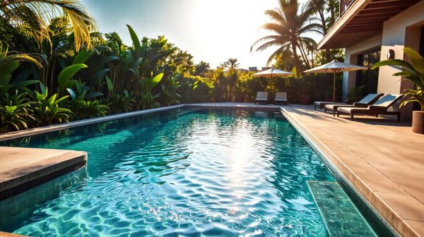 Aménagez votre espace extérieur avec Neptune Piscines et sa piscine coque à plage