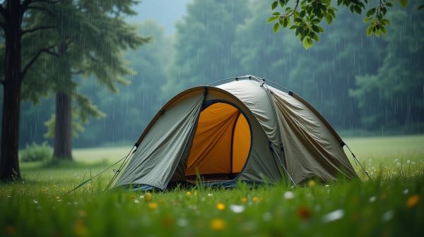 Choisir une tente résistante à la pluie pour un confort optimal