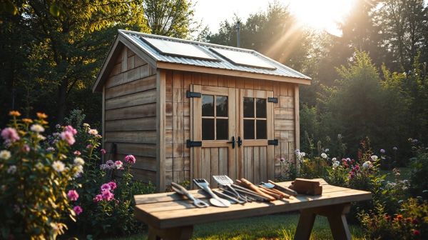 Les matériaux idéaux pour construire votre abri de jardin